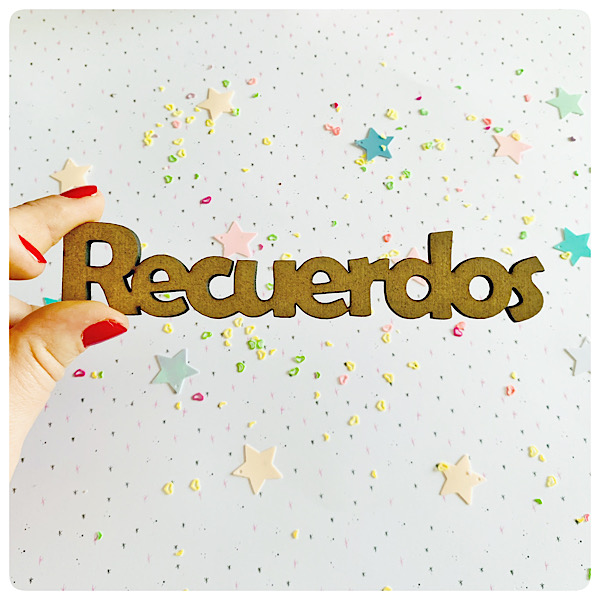 Palabra-madera-Scrapbooking-Recuerdos
