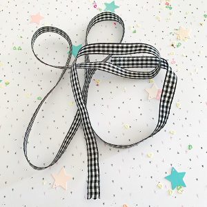 Lazo Vichy 10mm Negro