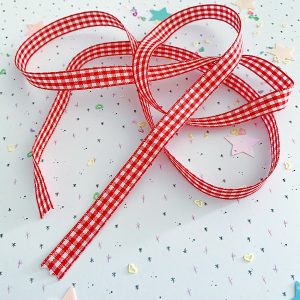 Lazo Vichy 10mm Rojo
