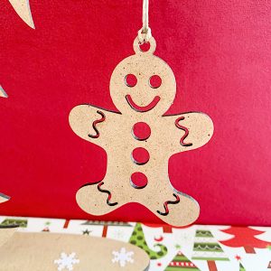 Bola Navidad Forma Muñeco de Jengibre