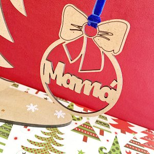Bola Navidad Mamá con Lacito