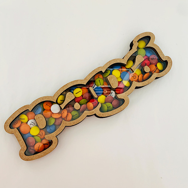 Papá 3D con grajeas de chocolate - Imagen 2