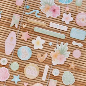 Pegatinas Epoxy Aloha de Mintopía