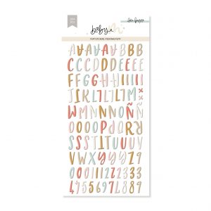 Alfabeto puffy rosa BABY M