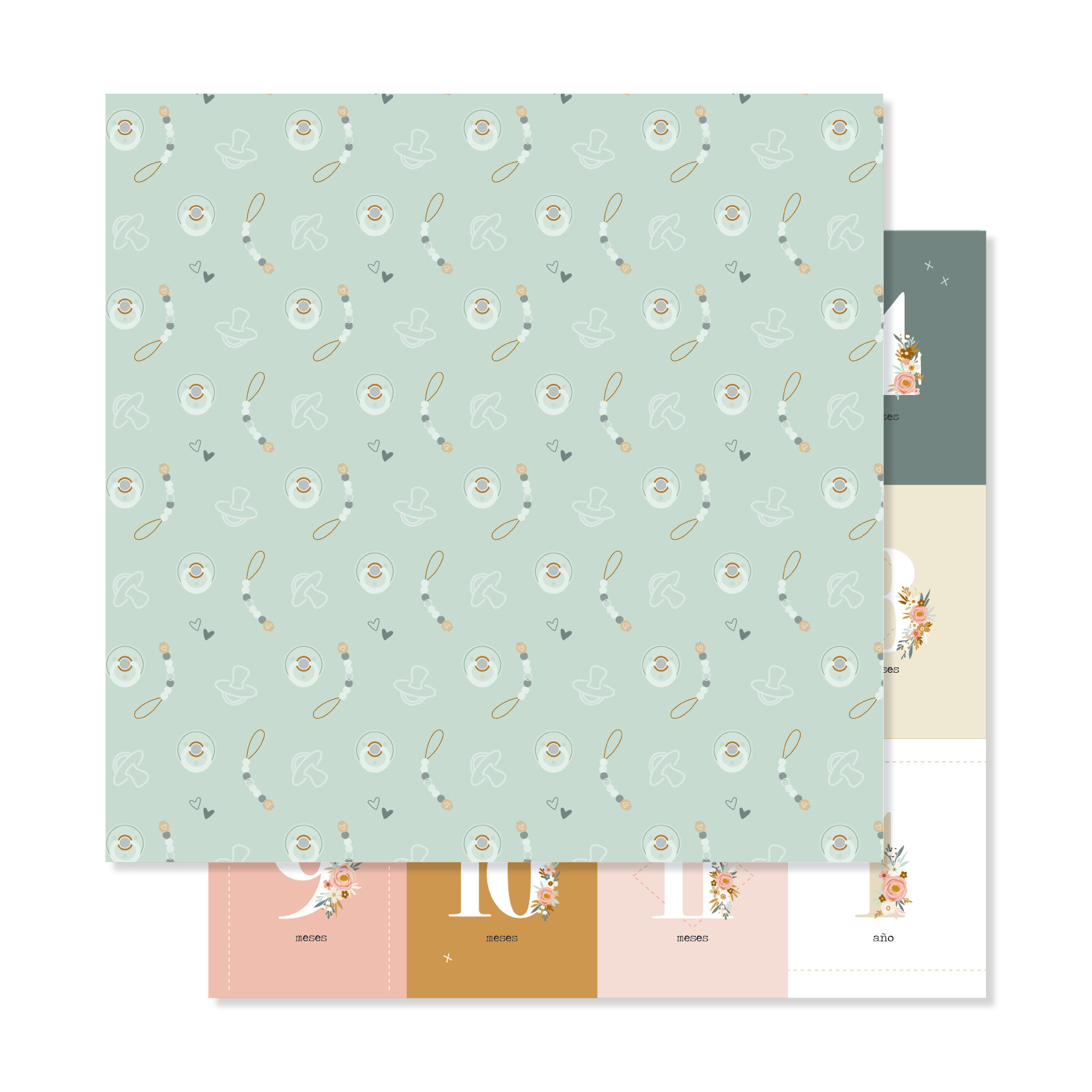 Colección Baby M Lora Bailora de 36 papeles una cara de 30,5×30,5 cm - Imagen 10