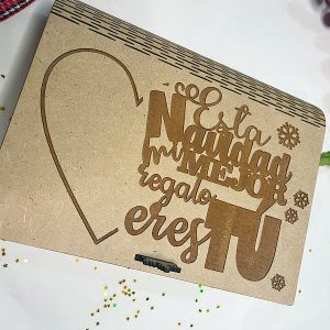 Cajita Esta Navidad mi mejor regalo eres Tú