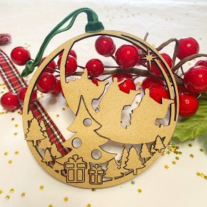 Bola paisaje Navideño